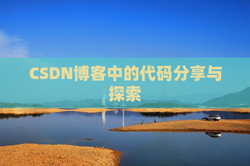 CSDN博客中的代码分享与探索